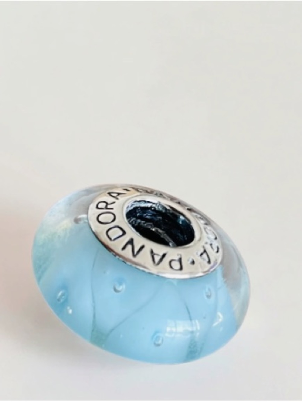 Pandora Light Blue Murano Glass Charm